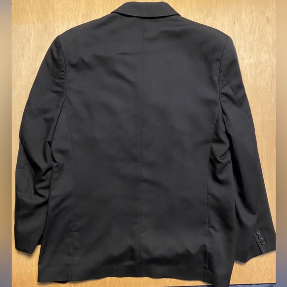 Black Claiborne Men’s Suit Jacket Blazer 42R - Picture 10 of 12